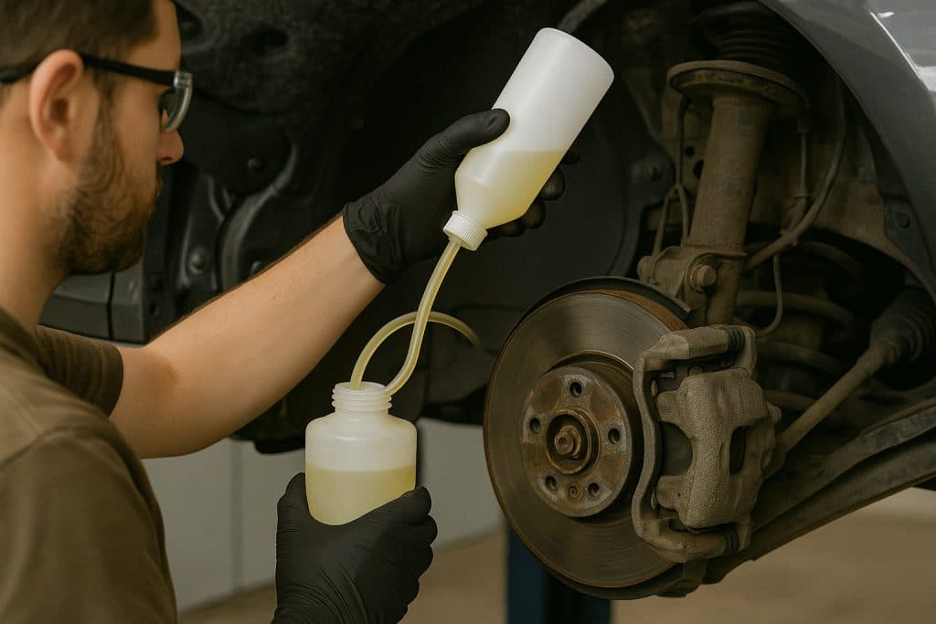 Замена тормозной жидкости